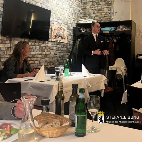 v. l. n. r.: Stefanie bung MdA und Dr. Bernhard Kotsch, Staatssekretr aus dem Auswrtigen Amt